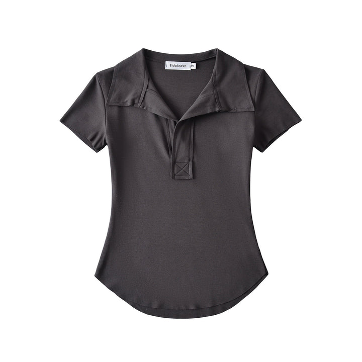 Dame Polo-Shirt med taktisk krave og kvalitets bomulds materiale Stilla