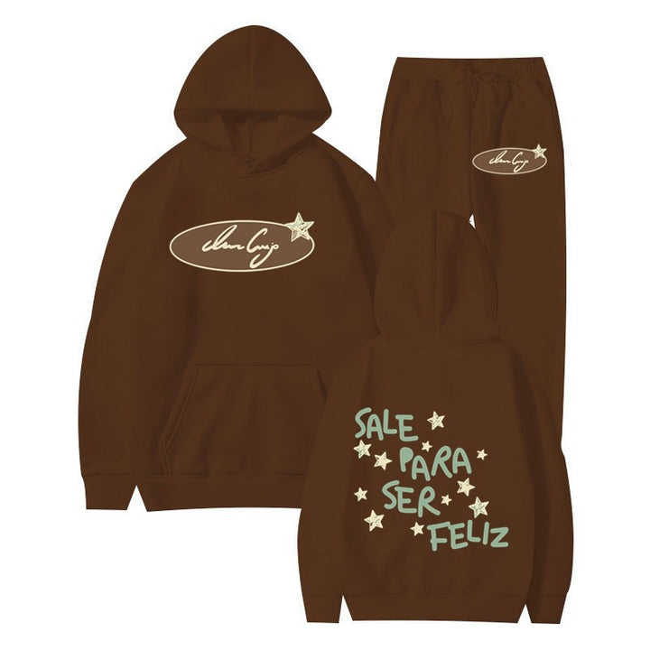 Kvinders hoodie sweatshirt med inspirerende tekst og afslappet pasform Skovae