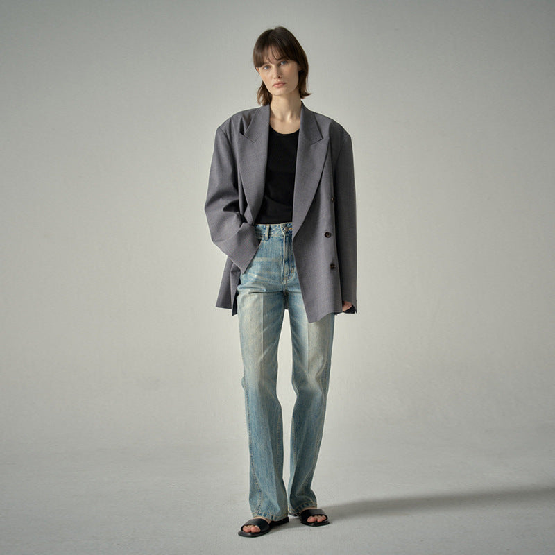 Dame Højskårne Flared Jeans med moderne design og komfortabel pasform Stilla