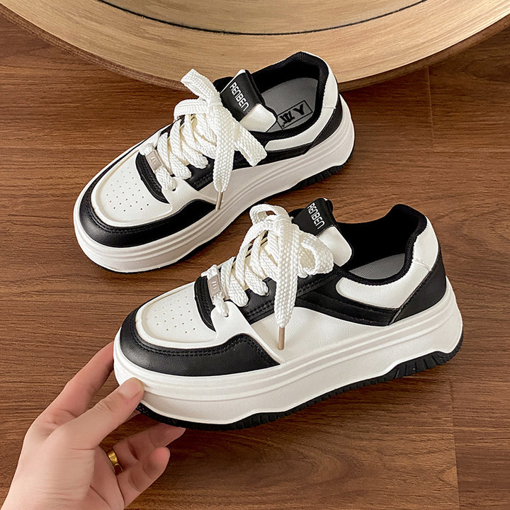 Dame Sneakers med tyk platform og integreret sokkelook Stilla
