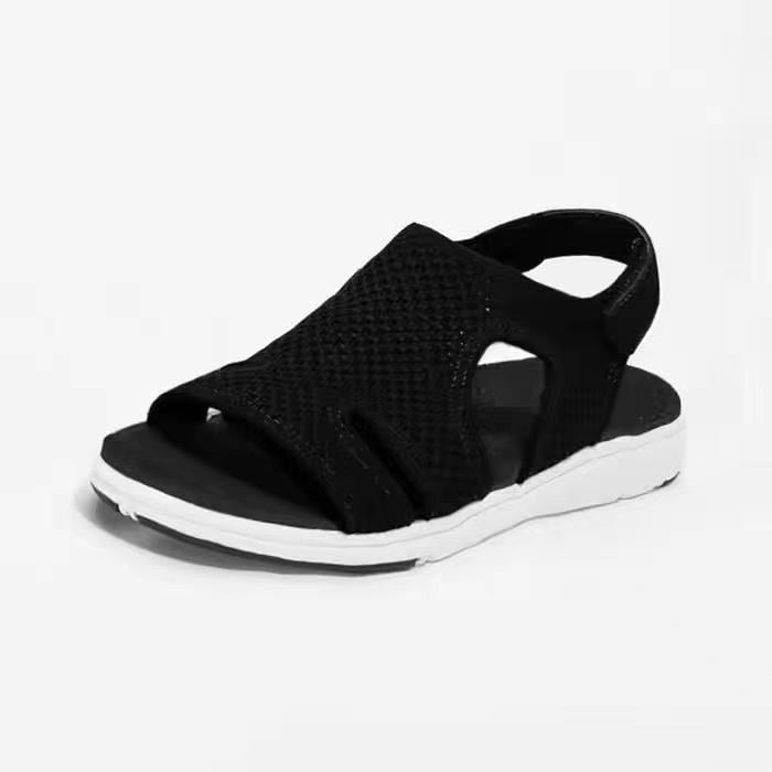 Dame Bequeme Sandaler med fleksibelt remdesign og åndbart overmateriale Stilla