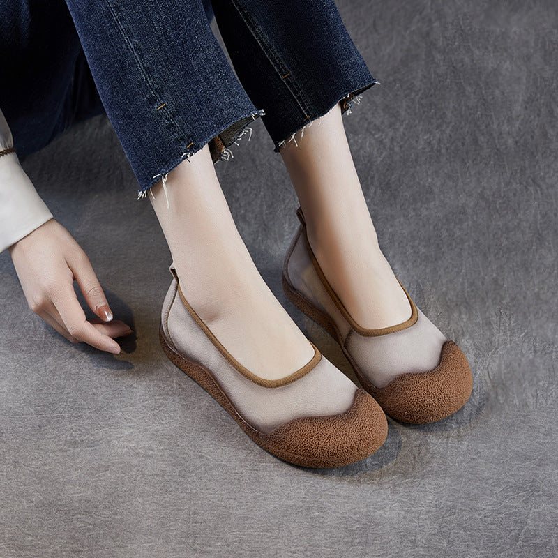 Dame Ultra-Komfort Slip-On Ballerinaer med blødt polstret fodseng Stilla