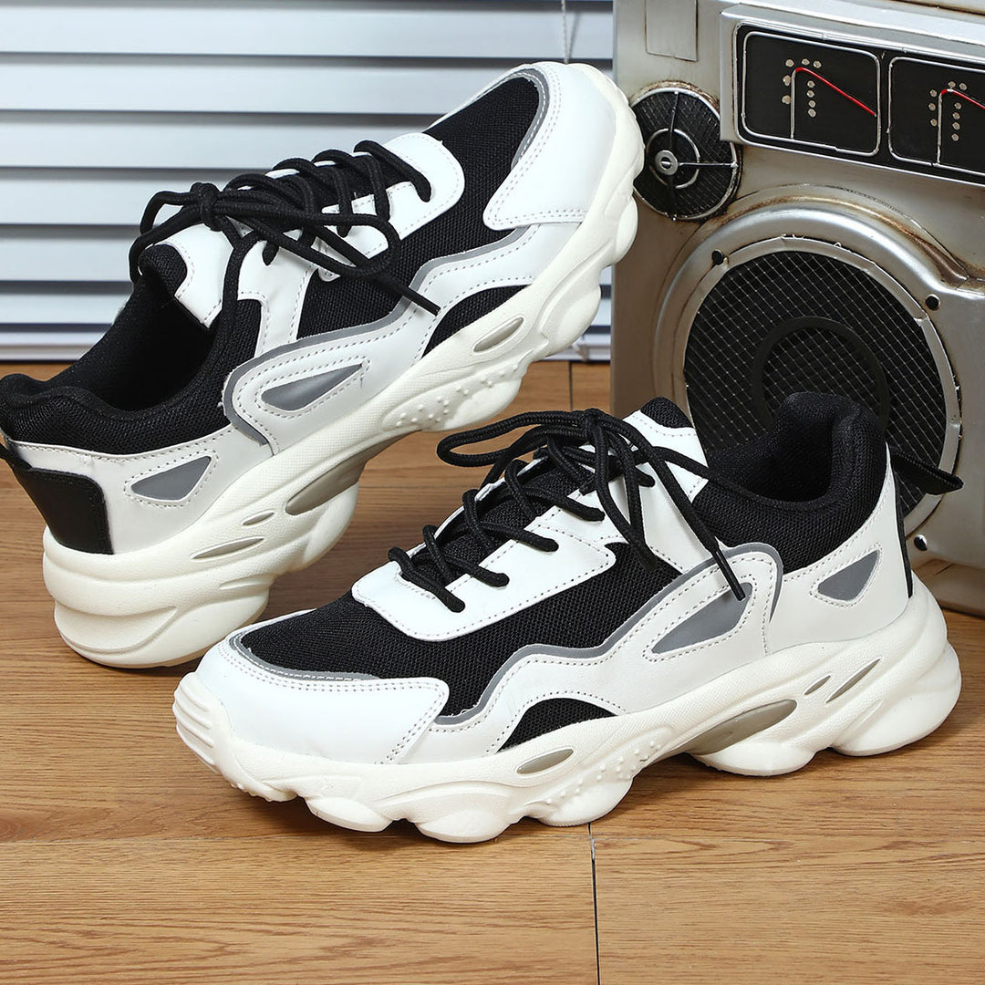 Damer Sporty Chunky Sneakers med åndbart mesh-design og skridsikker sål Stilla