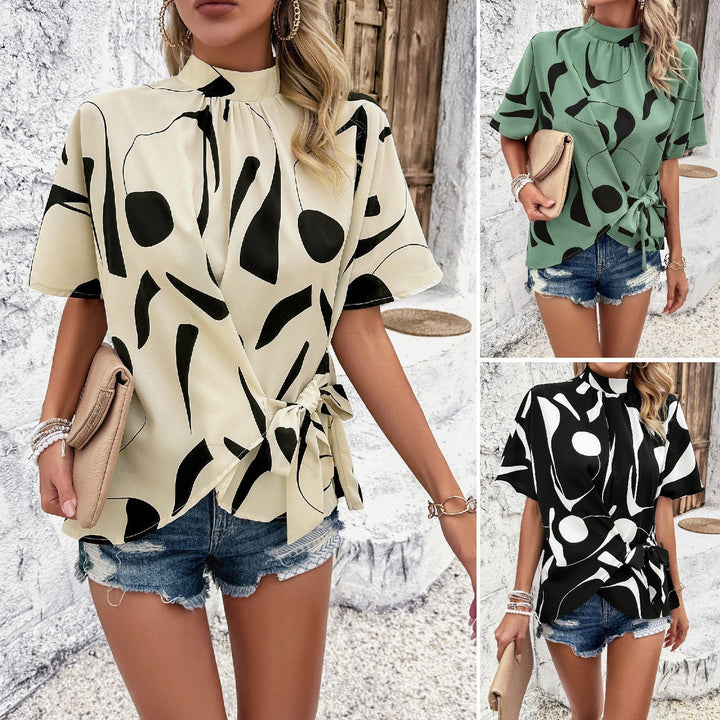 Skovae | Damebluse med printmønster
