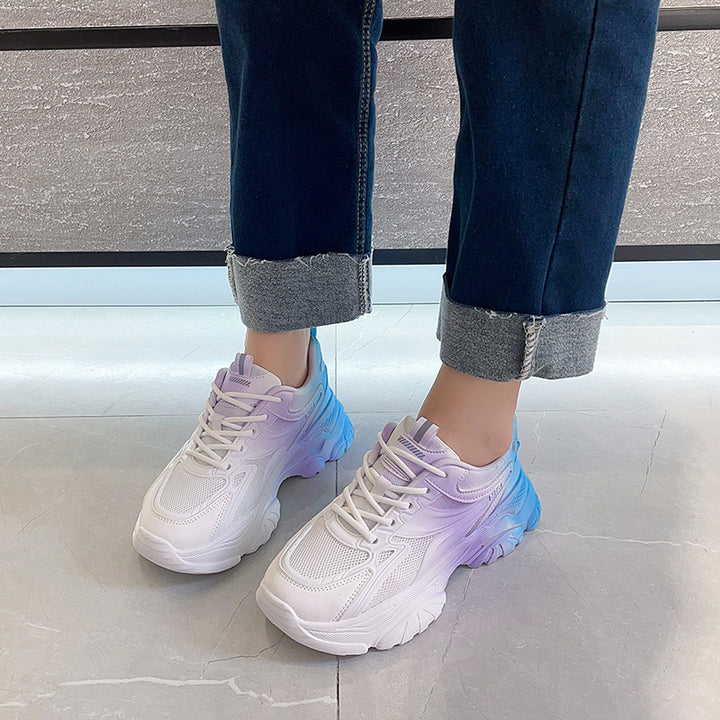 Dame Sporty Sneakers med innovativt farveforløb og komfortabel dæmpningsteknologi Stilla