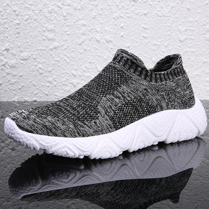 Unisex nan Slip-on Citywalker med elastisk mesh-overdel og skulptureret bølgesål Skovae