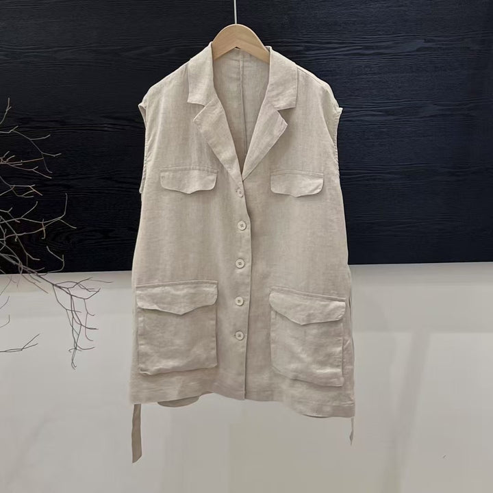 Femme Utility-vest med lommer Stilla