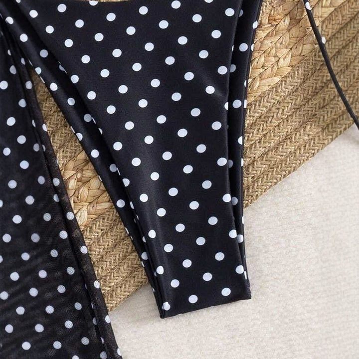 Damer Stilfuldt Strandkjole med Dots Skovae