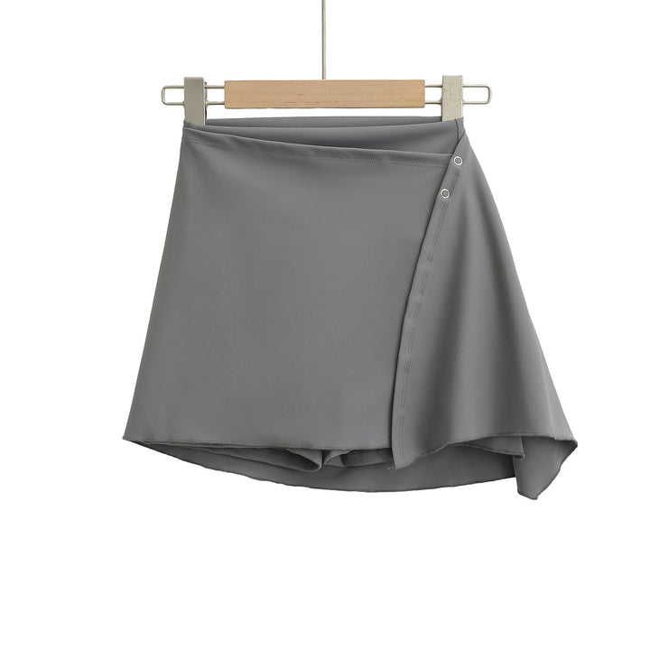 Dame Sporty Folds-Shorts med elastisk kant og innovativt snit Stilla