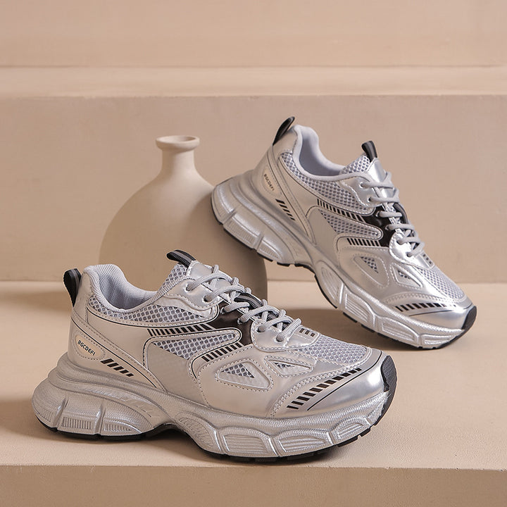 Dame Fitness Sneakers med innovativ dæmpningsteknologi og åndbar overfladestruktur Stilla