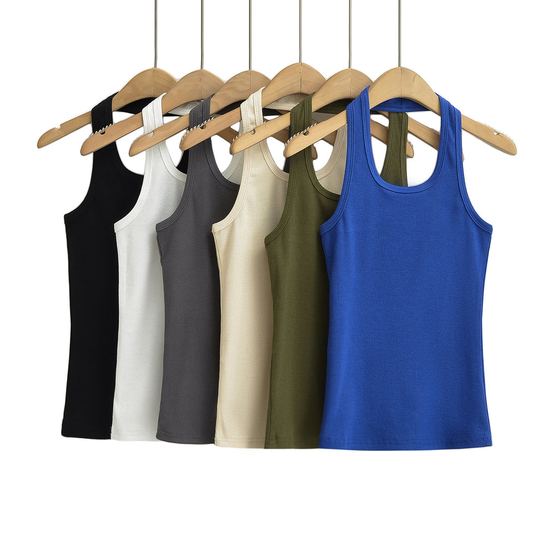 Dame Sporty Tanktop med elastisk pasform og racerback-design Stilla