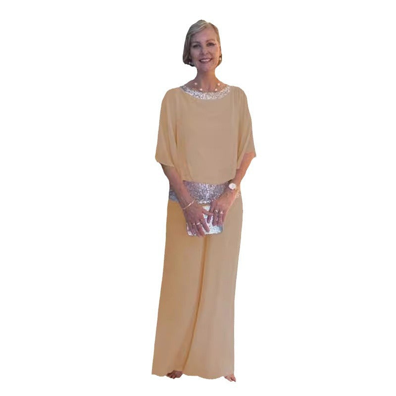 Damer elegant Culotte med glimmer-accente Stilla