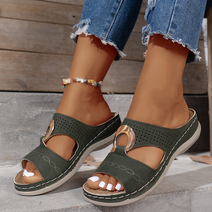 Dame Komfortable og stilfulde sandaler med fashionable detalje Stilla