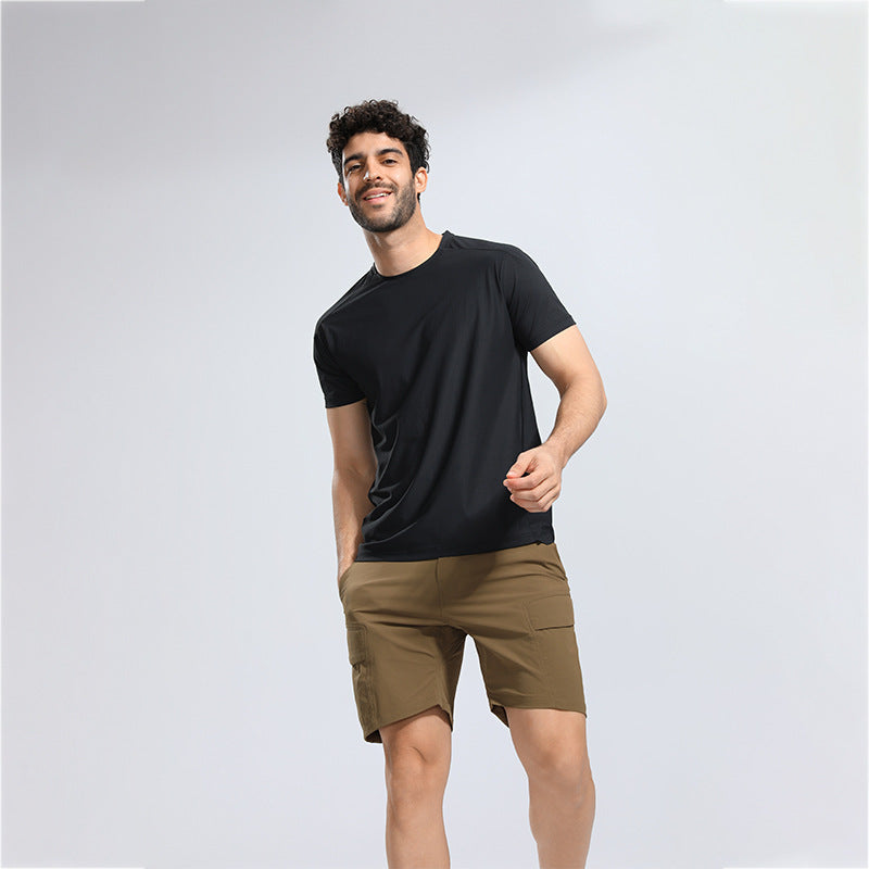 Herrer Åndbart Funktions-T-shirt med ergonomisk pasform og fugttransporterende teknologi Stilla