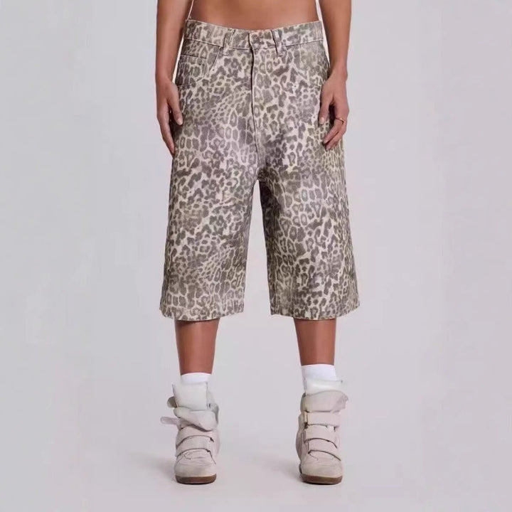Kvinder alsidige højtrådet cargo shorts Stilla