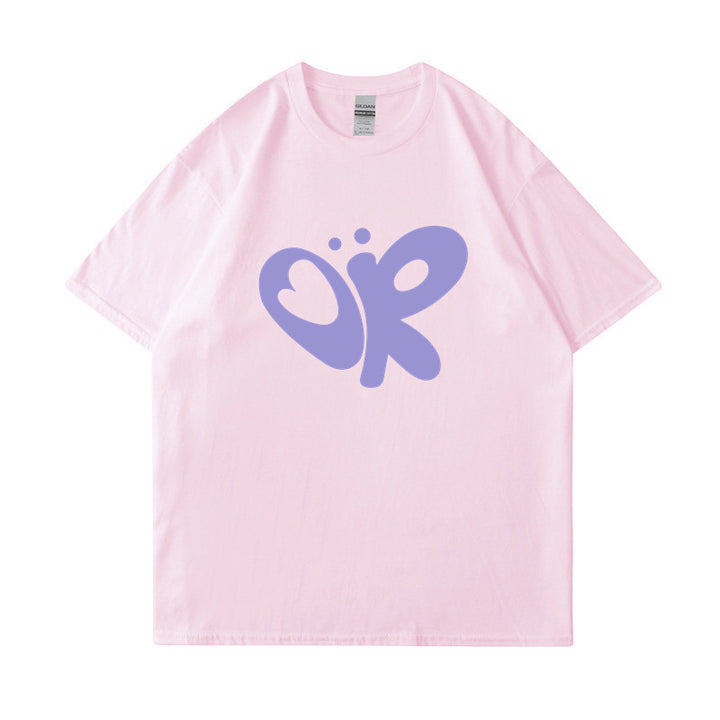 Dame casual T-shirt med unikt grafisk print Skovae