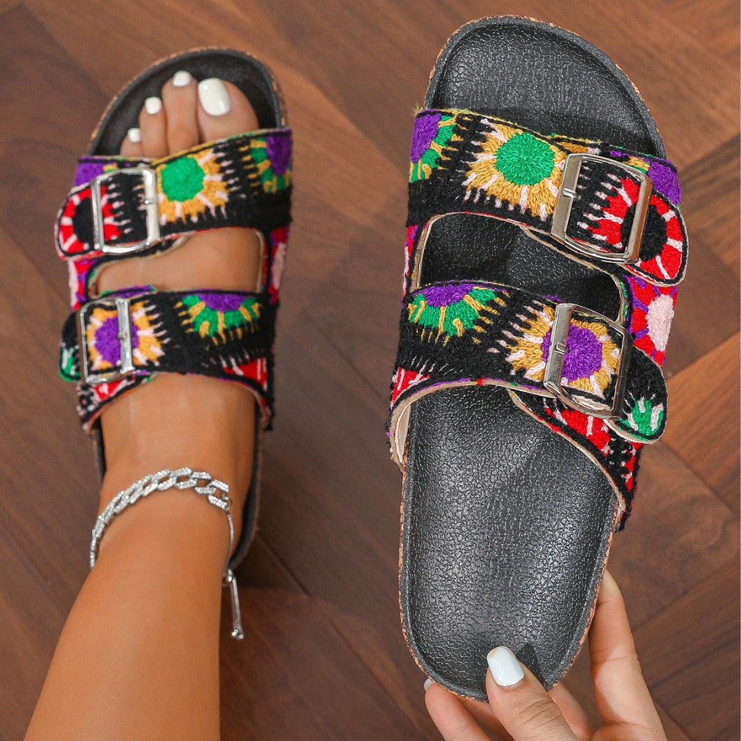 Dame Farverige Komfort-Sandaler Stilla