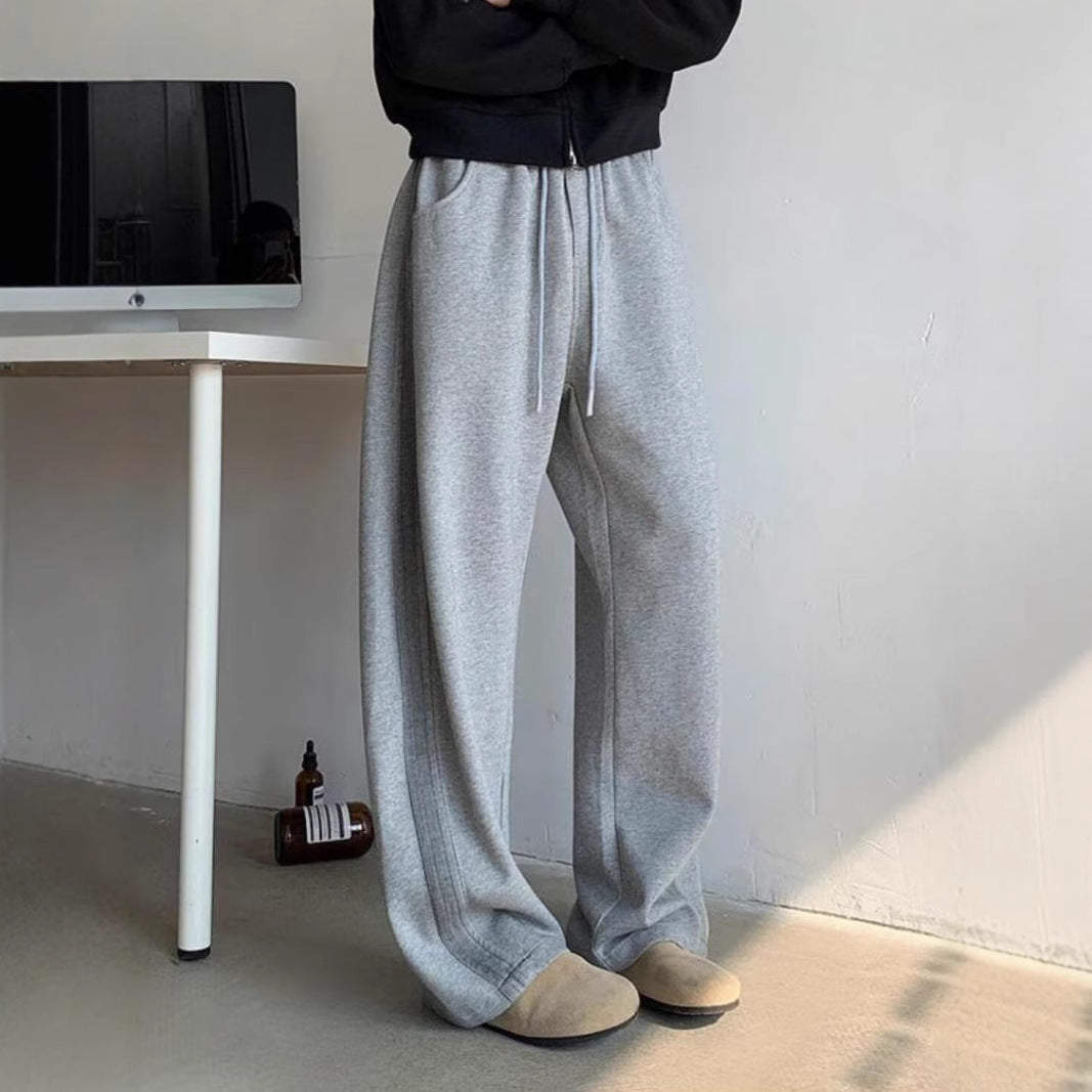 Herrer Behagelige Relaxed Fit Sweatpants med elastisk talje og praktiske lommer Stilla