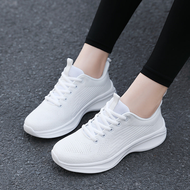 Herrer Åndbare Strik Performance Sneakers Stilla