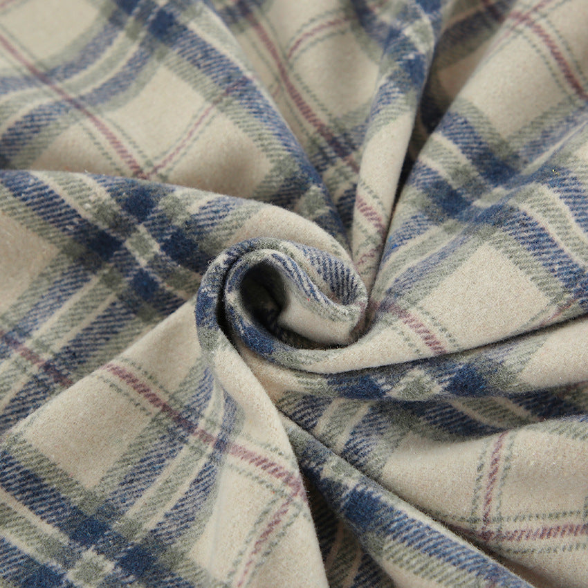 Dame Oversized Skovræmmede skjorte i høj kvalitet flannel Stilla