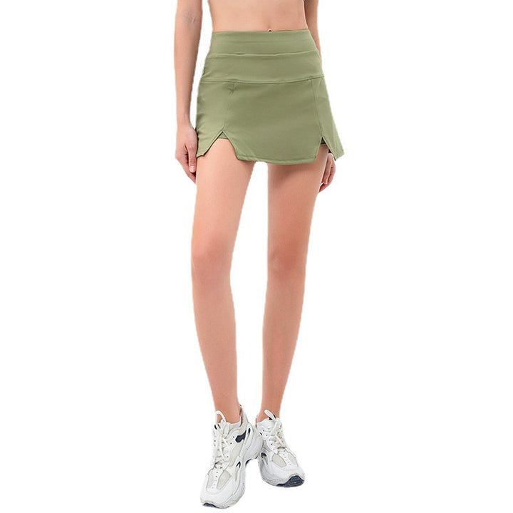 Dame Sporty Tennis Skørt med Side Slids Stilla