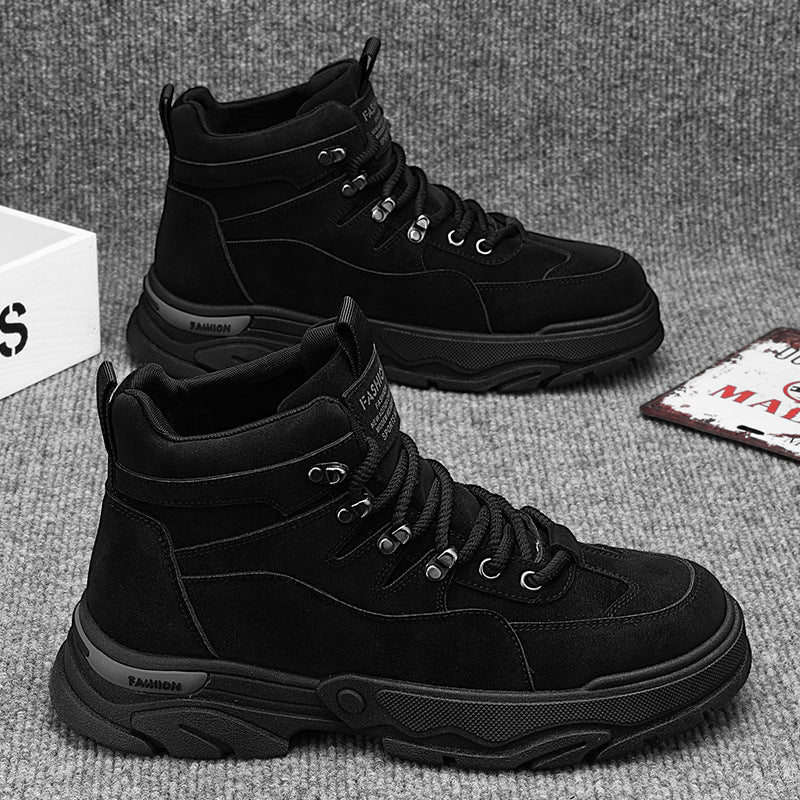 Mænds ruskinds high-top fritidssneakers Stilla