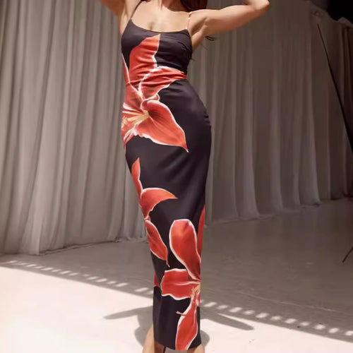 Dame Blomst Maxi Kjole Stilla