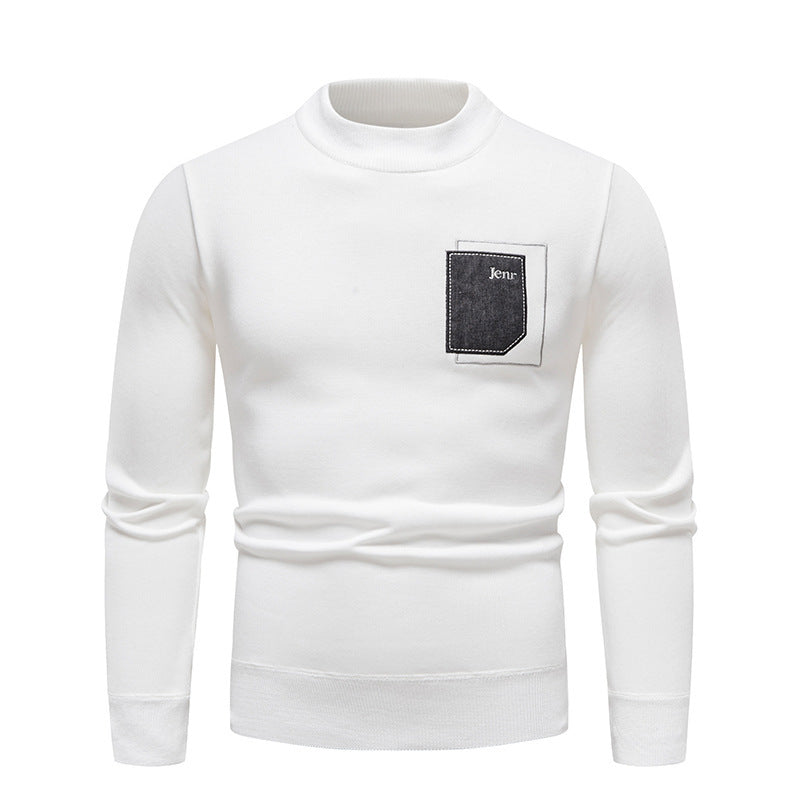 Herre høj kvalitets sweater med praktisk brystlomme Stilla