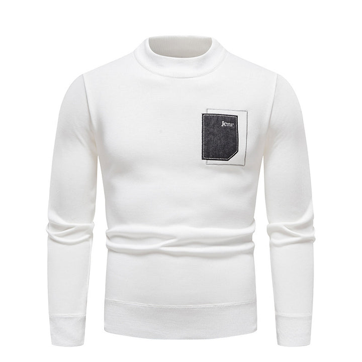 Herre høj kvalitets sweater med praktisk brystlomme Stilla