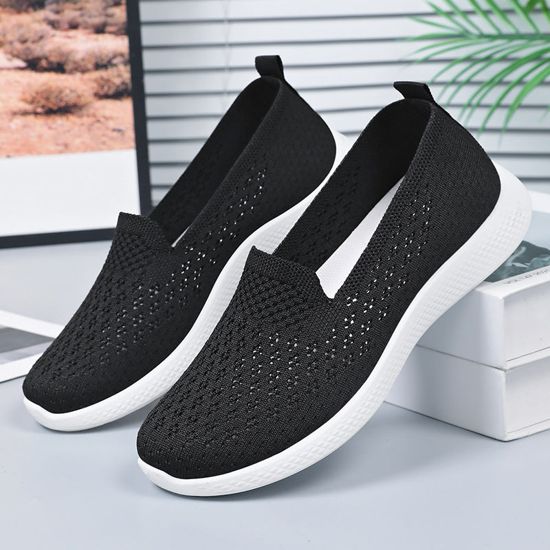 Femme Letvægts Åndbar Slip-On Strik Sneakers Stilla