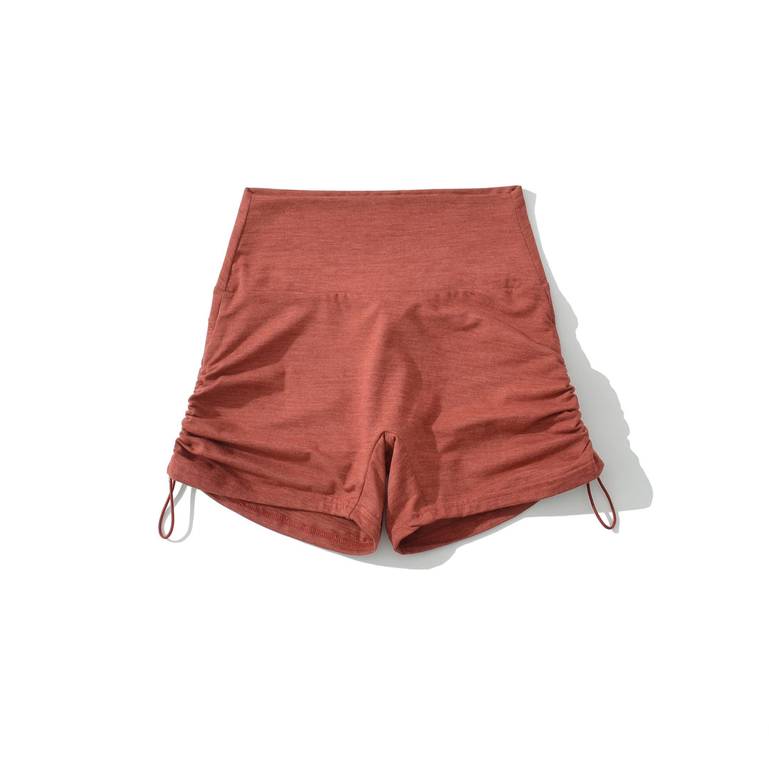 Dame Højskårne Sportshorts med raffinerede flæser og komfortabel indlæg Stilla