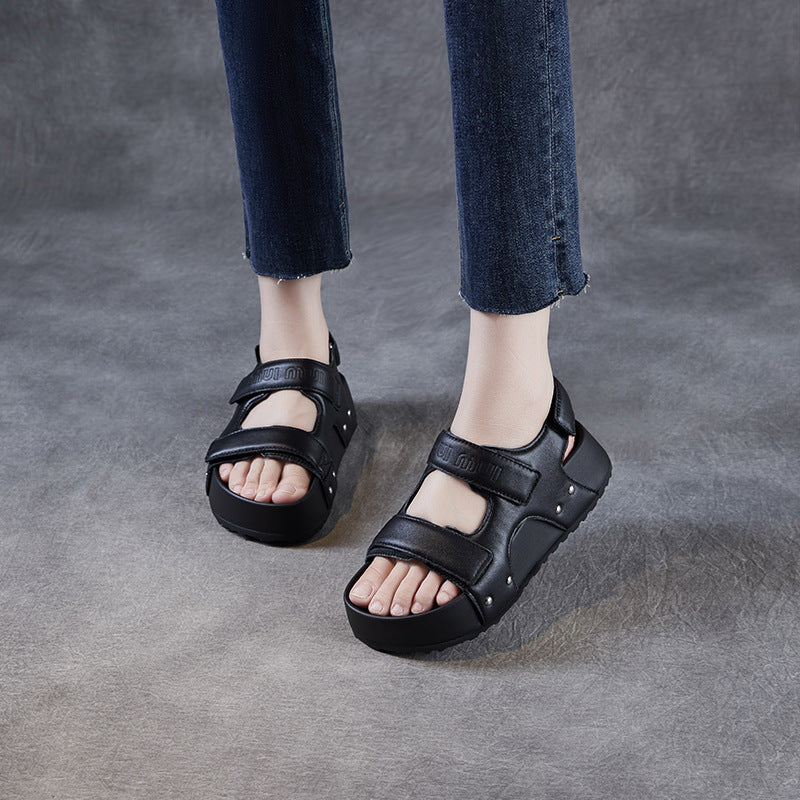 Herrer Casual Platform Sport Sandaler Stilla