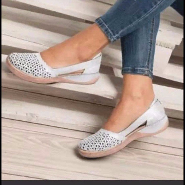 Dame Komfortable Slip-On Sko med åndbart overmateriale og skridsikker sål Stilla