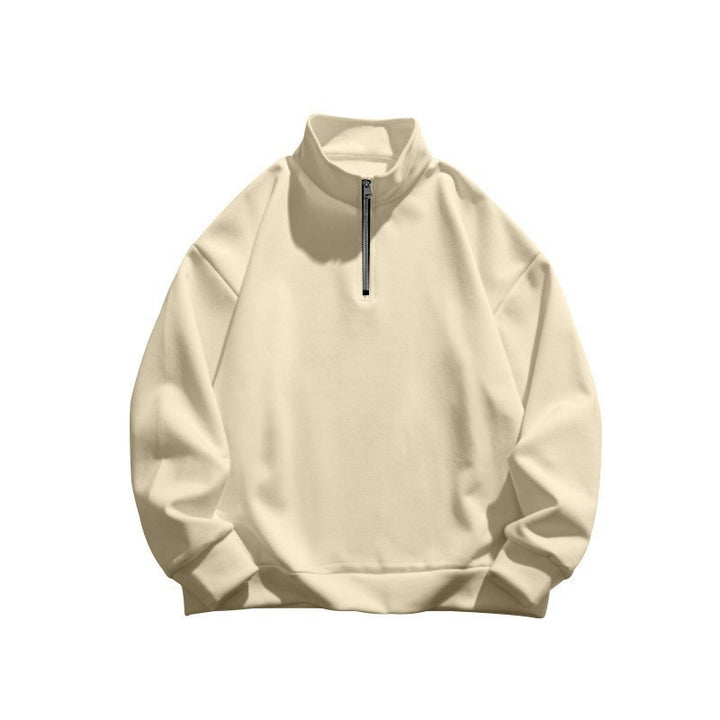 Kvinders komfortable sweater med opretstående krave Skovae