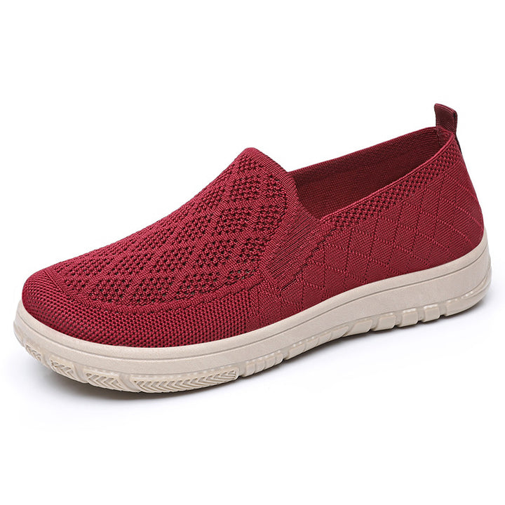 Dame Behagelige Strik-Slippers med skridsikker Sål og fleksibelt Design Stilla
