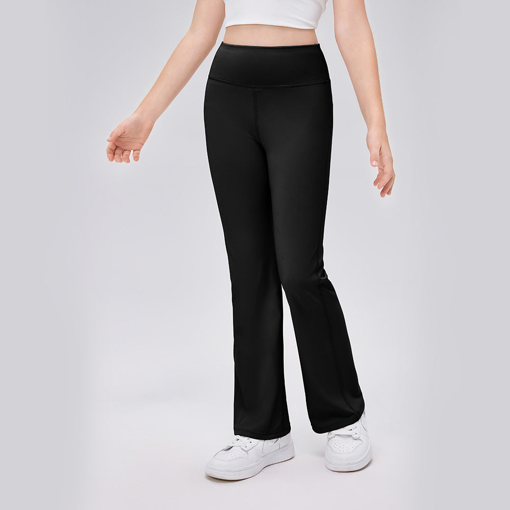 Dame Sporty Flared Leggings med høj talje og åndbart materiale Stilla