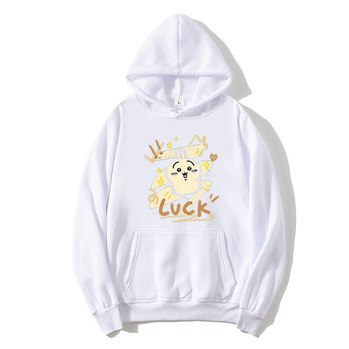 Kvinder hoodie med sjov kanin design Skovae