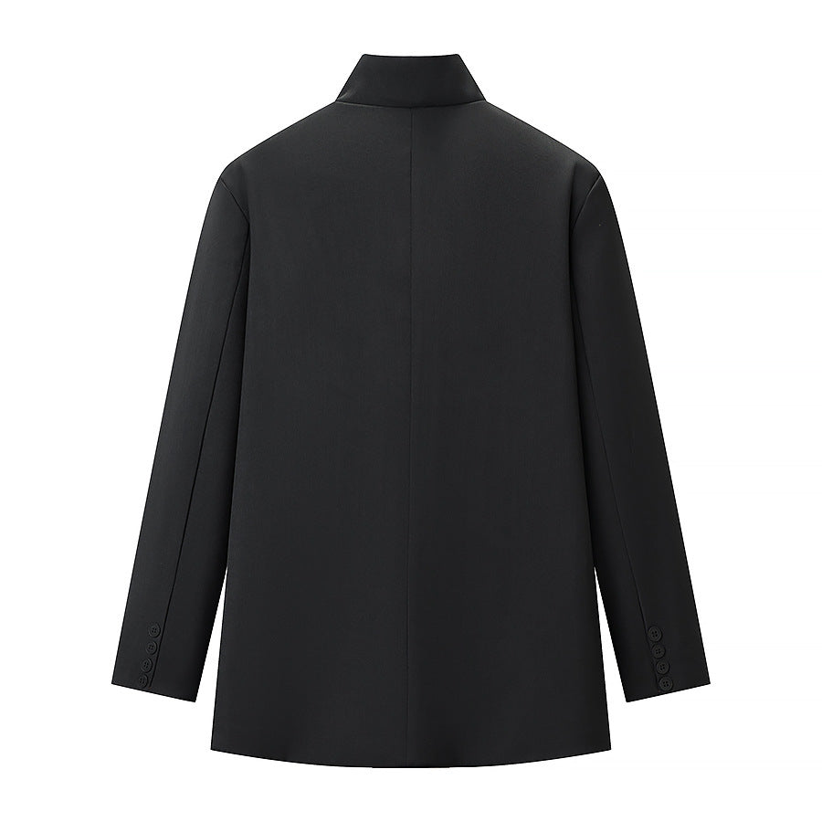 Kvinders Mode Blazer Jakke i Casual Stil med Praktiske Lommer Stilla