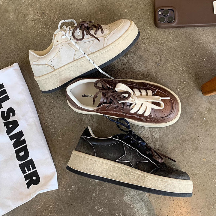 Dame Retro-sneakers med afslappet design og komfortabel dæmpning Stilla