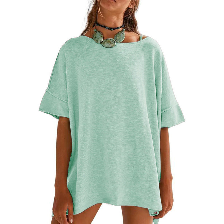 Dame Relaxed Fit Størrelser T-Shirt Stilla