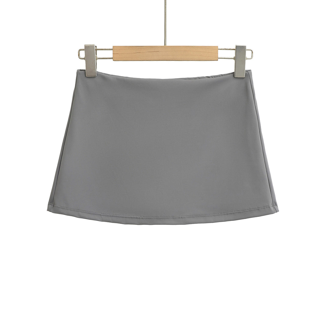 Dame sporty mini nederdel lavet af åndbart materiale med elastisk talje Stilla