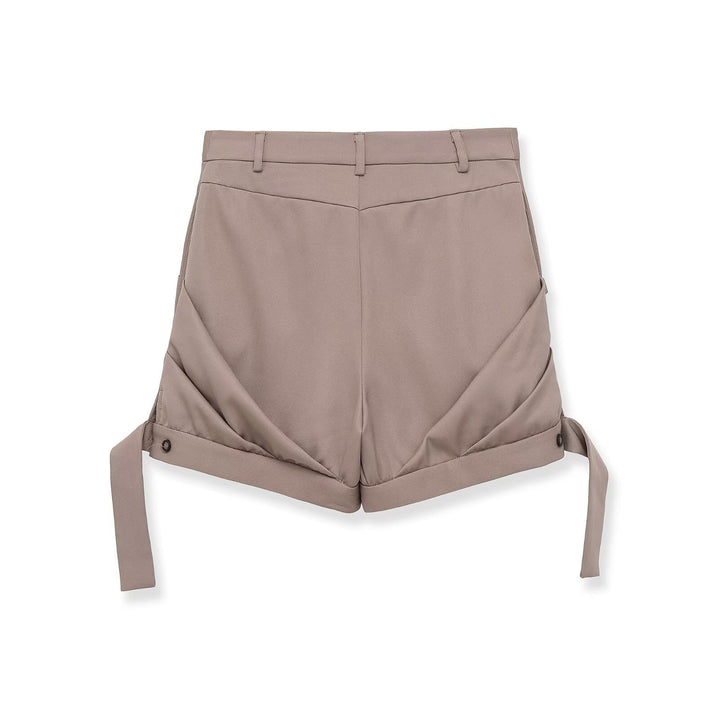 Dame elegante shorts med innovativt plissering og praktiske sidelommer Skovae
