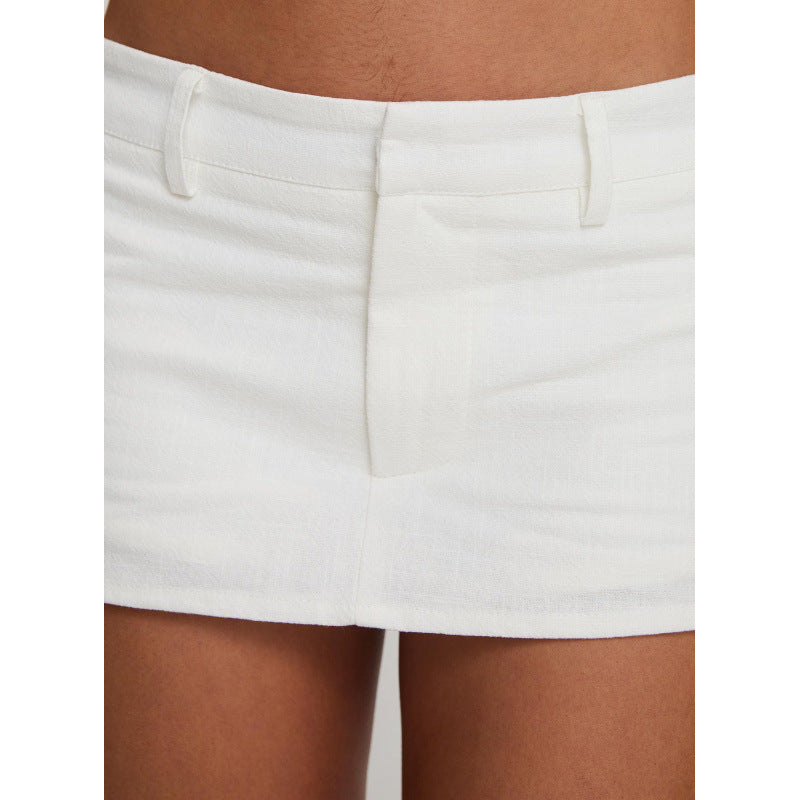 Dame Taljeret Mini-Shorts Stilla