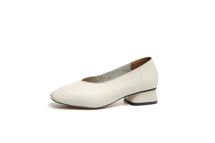 Dame komfortable Ballerinas med elegant hælform Stilla