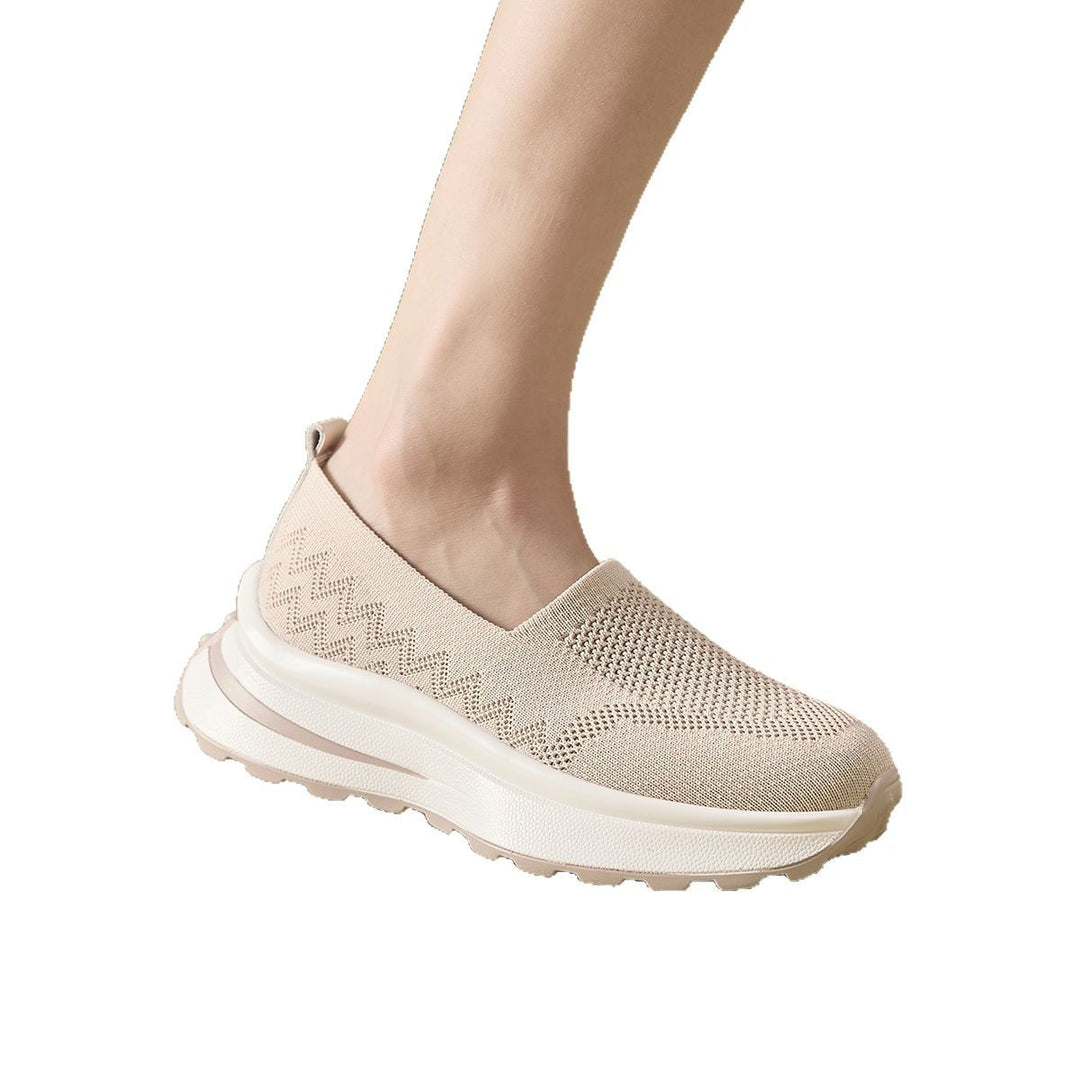 Dame Slip-On Komfort-Sneakers med skridsikker sål og åndbart overmateriale Stilla