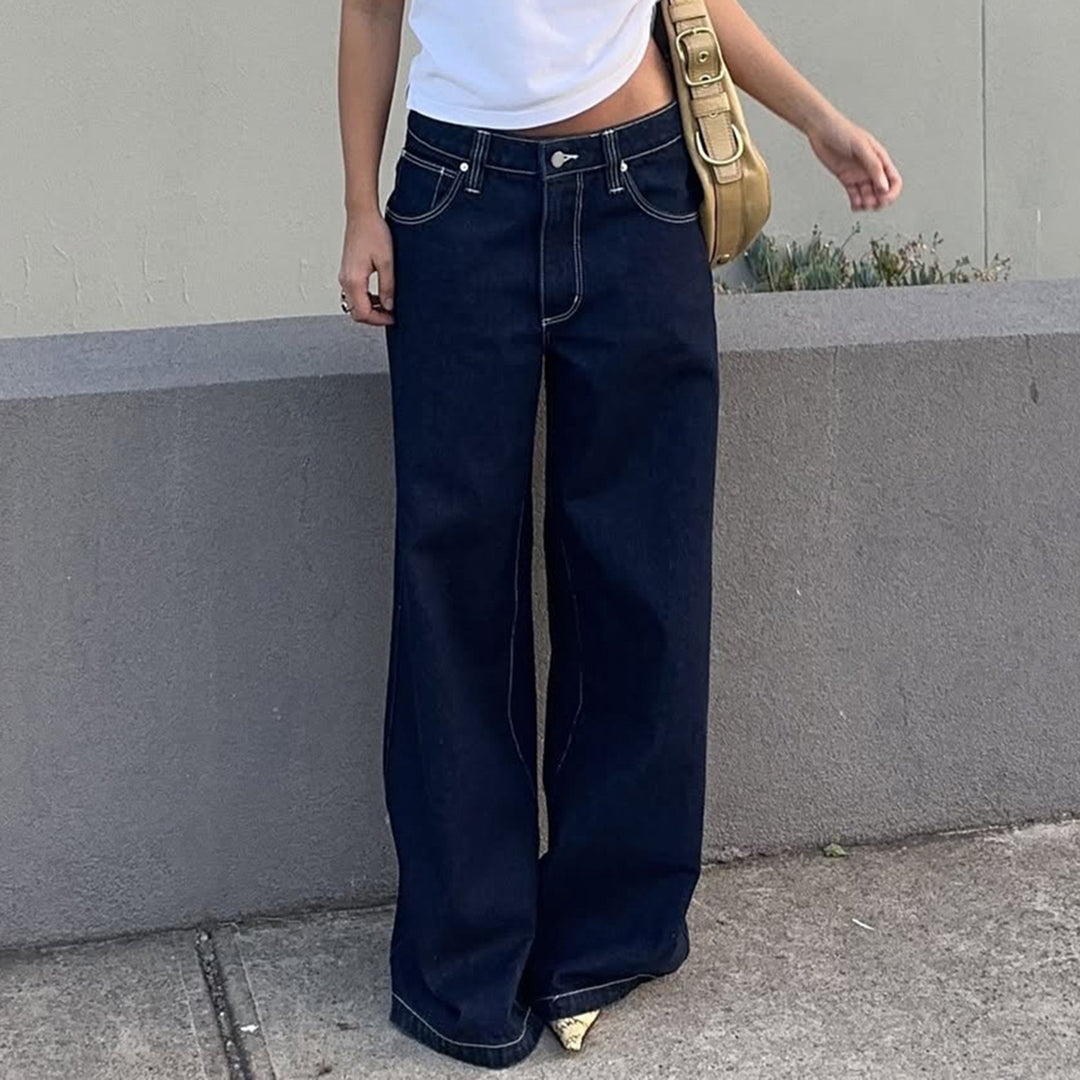 Dame Loose Jeans i afslappet snit Skovae