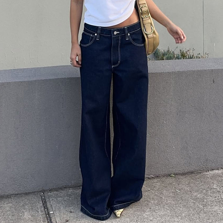 Dame Loose Jeans i afslappet snit Skovae