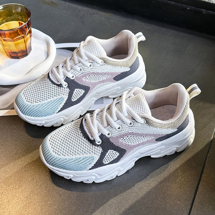 Herrer åndbare letvægts sport sneakers med unikt mesh-design Stilla