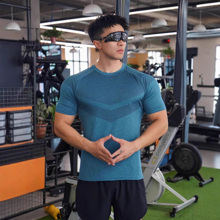 Herrer Åndbart Sport T-shirt med ergonomisk snit og innovativt design Stilla