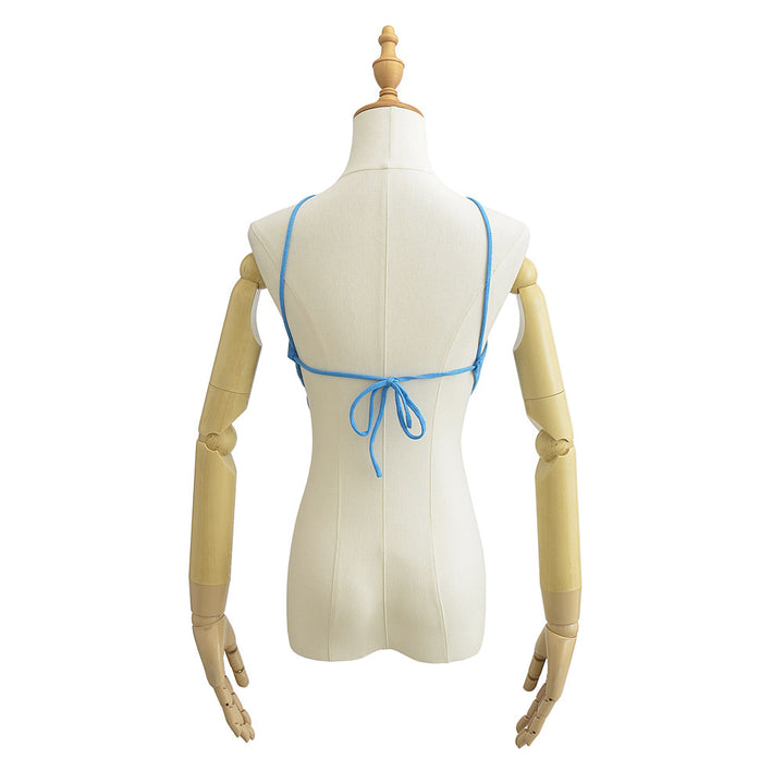 Dame tanktop med stilfuldt netdesign og fashionable volangdetaljer Stilla